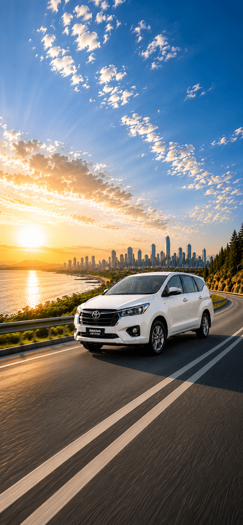 Toyota Innova premium self-drive car rental mobile view